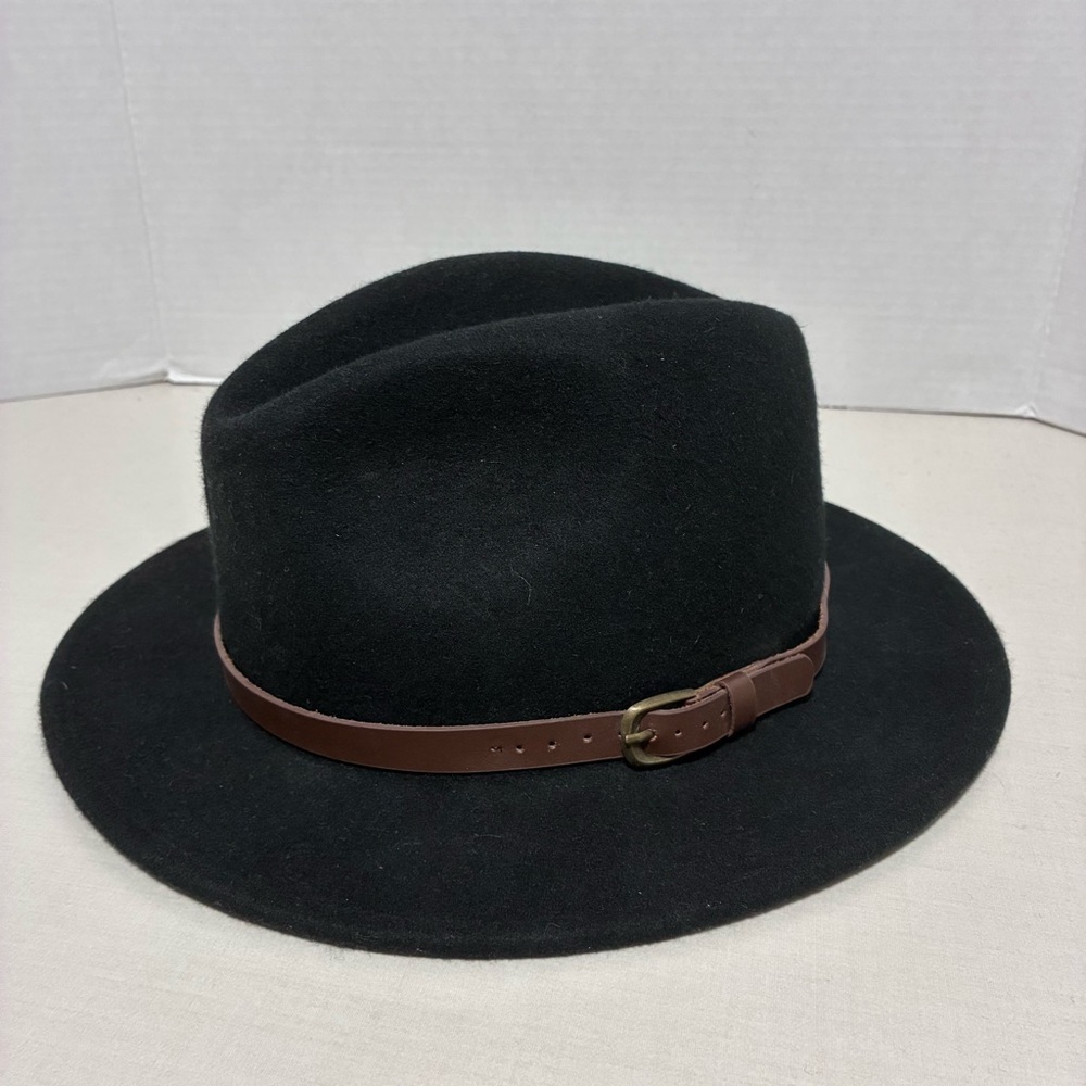 Canadian Leather Creations - Black Crushable Waterproof Wool Hat - L - Picture 2 of 9